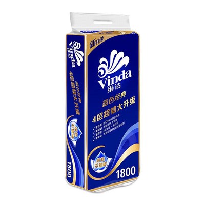維達/V4028-A/藍色經典卷紙 四層卷類衛生紙/規格180克*10卷/每提價格 V4028-A