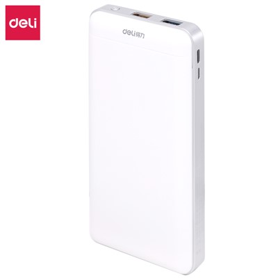 得力  2215  電源  移動電源  (白色)