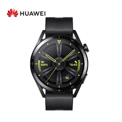 華為 呼叫設備 WATCH B5-536 手表藍牙通話智能運動手表 對應C端 GT3 46mm活力款黑色氟橡膠表帶